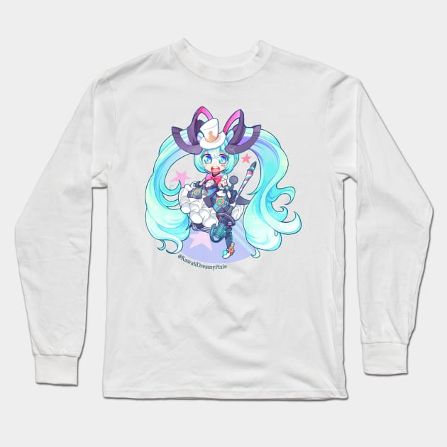 Miku Magical mirai 2020 Long Sleeve T-Shirt by KawaiiDreamyPixie